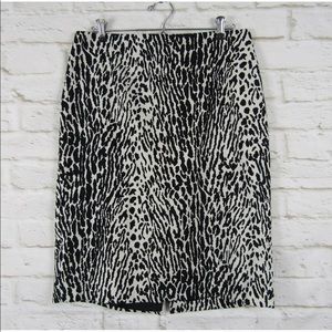 Talbots Skirt 10 Animal Print Skirt 10 Pencil 10